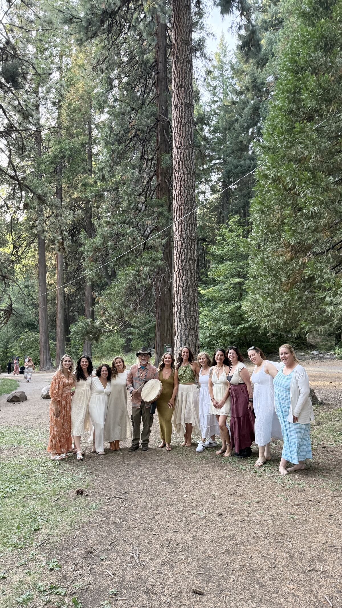 Beneath the ancient pines on the mountain